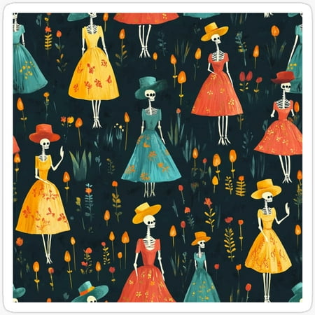 Souls Dance For Day Of The Dead Sticker Kir-1922