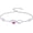 A-02-Amethyst, variant on Infinity Heart Bracelet for Women 925 Sterling Silver Infinity Ruby Bracelet July Birthstone Friendship Jewelry Gifts for Women Mom