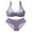 Purple, variant on Jsaierl Women's Lace Bra Sets No Wire Support T-shirt Bras Seamless Sexy Bralettes Shapewear Everyday Full Figure Bras