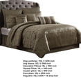 thumbnail image 5 of Beny 10pc King Size Comforter Set, Traditional Gold Woven, 5 of 6