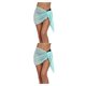 thumbnail image 4 of Guardurnaity Vestidos de playa Gancho de ganchillo sólido sexy Cintura alta Cubierta de de encaje Tipo de abrigo Buena elasticidad Fácil de combinar Azul S 2piezas, 4 of 6