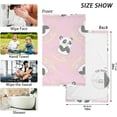 thumbnail image 2 of Cute Pandas Towels, 2 PCS, Super Soft Absorbent Hand Towel Cotton Bath Towels for Bathroom Hotel Kitchen Spa Gym 16 X 28 Inches, 2 of 7