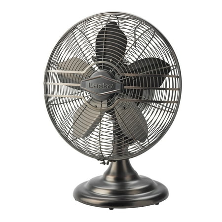 Lasko 12-In. Classic Metal Table Fan - Bronze