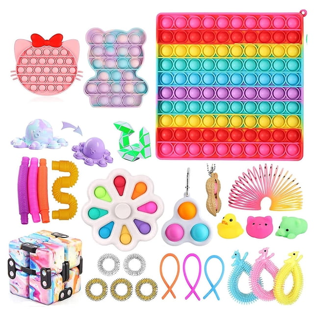 Juguete sensorial Push Bubble Fidget para aliviar el estrés del autismo