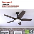 thumbnail image 4 of Honeywell Carmel Ceiling Fan, Quiet Motor and Remote Control, 48 Inch, Bronze, 4 of 4