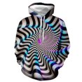 thumbnail image 3 of Sudadera con capucha para hombre Vertigo en blanco y negro con estampado 3D, sudadera con capucha de manga larga, sudadera de gran tamaño, ropa de primavera y otoño, 3 of 5