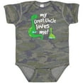 thumbnail image 3 of Inktastic My Great Uncle Loves Me Dinosaur Boys Baby Bodysuit, 3 of 5