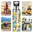 thumbnail image 4 of ALAZA Cute Ducks Water Bottle Insulated Flask Stainless Steel Straw Lid 20 oz, 4 of 6