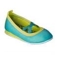 thumbnail image 2 of Jen Toddler Girls Turquoise Blue Athletic Ballet Flats Dress Shoes 5, 2 of 2