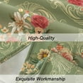 thumbnail image 4 of Vintage Floral Rectangle Tablecloth Shabby Chic Flower Table Cloth Spring Table Cover Waterproof for Dinner Kitchen Picnic, Olive Green, 60x84 Inches, 4 of 6