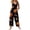 #01Black, variant on Women's Halloween Pumpkin Print Sleeveless Overalls, Casual Wide Leg Jumpsuits with Pockets, Vintage Square Neck Bib Pants Made of Rayon Linen Blend White 4XL