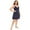 Blue, variant on Women's Plus Size Nightgowns Dress Lace Sleeveless Suspender Pajamas Sleepwear for Women