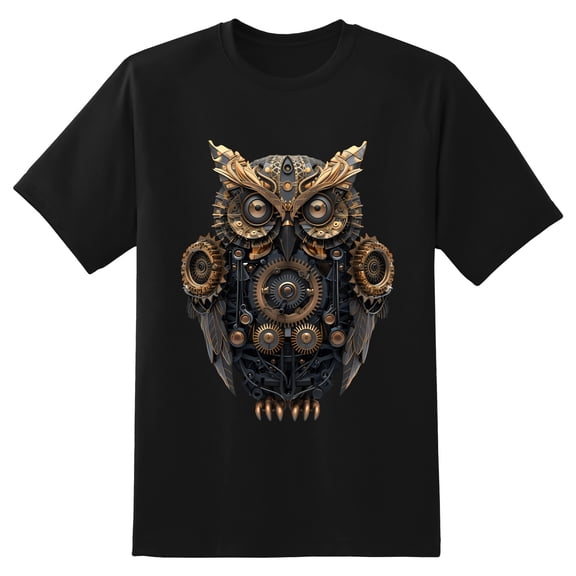 Men's Graphic TeeOwl (1) Letter Print T-Shirts Round Neck Short Sleeves Sizes XS-5XL Summer Daily Casual Tops