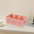 thumbnail image 6 of Yonrjhukm Desktop Storage Basket, Large Capacity Office and Home Organizer, Flexible Folding Design, Durable Plastic, Breathable Hollow Out, Easy Handling and Stacking for Efficient Storage, 6 of 6