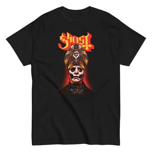 Ghost - Red Glow Unisex T-Shirt - Black - Small