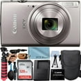 thumbnail image 1 of Canon PowerShot IXY 650 (ELPH 360) HS Digital Camera (Silver) with 12x Optical Zoom Lens + 128GB Memory Card + Case + ZeeTech Advanced Bundle, 1 of 4