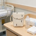 thumbnail image 4 of Cute Embroidered Stroller Storage Soft Breathable Fabric Handbag Portable Organizing For, 4 of 5