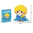 thumbnail image 1 of Sanrio Hello Kitty Building Blocks Cartoon Character Melody Assembled Model building block Dolls Toys Children Gifts, 1 of 6