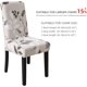 thumbnail image 3 of 4-packjulstolsöverdrag,stretch,avtagbartvättbarmatsal, 3 of 5