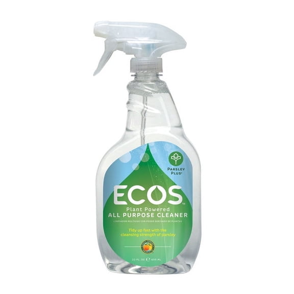 ECOS Hypoallergenic All-Purpose Spray Cleaner, Parsley, Antibacterial 22 Fl. oz.