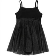 Girls' Dance Foil Spray Babydoll Leotard