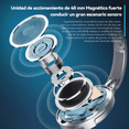 thumbnail image 2 of Audífonos Inalámbricos Bluetooth Diadema Cancela Ruido, Color Plateado, 2 of 4