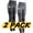 33# 2Pack:Black+Gray, variant on NELEUS Womens Yoga Leggings Ankle High Waist Tummy Control with Side Pocket,Black+Gray,US Size 3XL