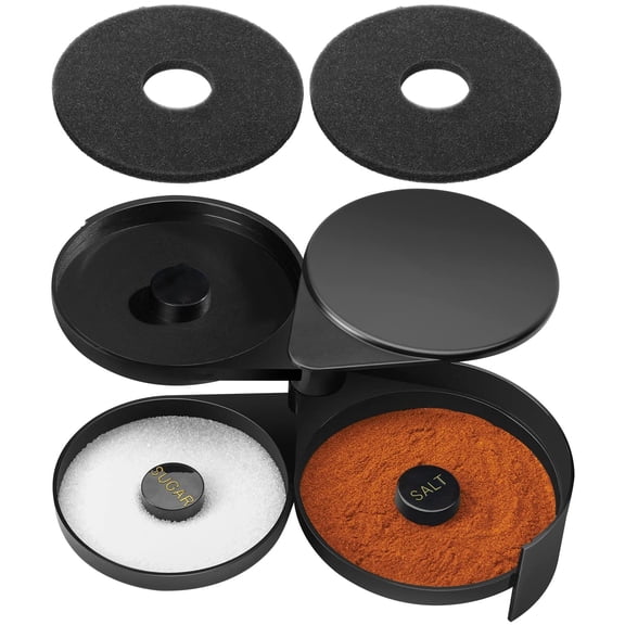 Salt Rimmer Set Trays, Salt Rimmer with 2 Sponges, 3-Tier Glass Rimmer Trays, Margarita Salt Rimmer Dish for Cocktails, Bar Salt and Sugar Rimmer for Drinks, Bar Accessories for Bloody Mary