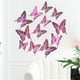 thumbnail image 5 of 12 pegatinas de pared de mariposa hueca con textura de metal 3D. Wmkox8yii fhajkh533, 5 of 6