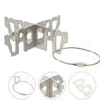 thumbnail image 5 of Stainless Steel Alcohol Stove Stand Stove Support Bracket for Camping (Silver), 5 of 5