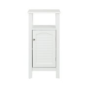 Elegant Home Fashions Sierra 1-Door Bathroom Storage Floor Cabinet with Open Shelf