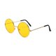 thumbnail image 4 of Gafas de mar redondas retro, gafas de sol Harajuku con montura metálica a la moda para hombres y mujeres, 4 of 5