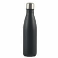 thumbnail image 1 of Flacon Isotherme Noir, 500ml - Flacon Isotherme 500ml - Flacon en Acier Inoxydable - Étanche - Réutilisable - Sans BPA - pour Boissons Chaudes et Froides, 1 of 5
