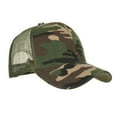 thumbnail image 4 of TODOZO Trucker Hat Baseball Cap Snapback Fitted Hats for Men Women Snap Closure Design Breathable Mesh Side Durable Hats Casual Hats Mesh Camouflage Caps for Men Hop Hip Summer Cap Caps Army Green, 4 of 5