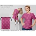 thumbnail image 5 of oneOone Georgette Viscose Pink Fabric Random Fabric For Sewing Printed Craft Fabric By The Yard 42 Inch Wide, 5 of 5