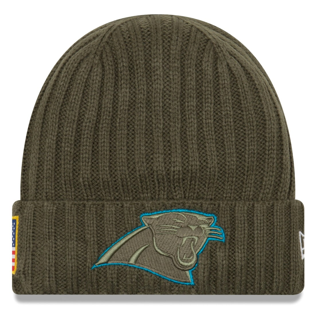Carolina Panthers New Era 2017 NFL Sideline "Salute to Service" Knit Hat by New Era