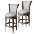 thumbnail image 1 of Maven Lane Tabouret de Bar Pivotant en Bois Chêne Réhabilité, Lot de 2, 1 of 6