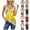 #01 Gold, variant on Women's Deep V Neck Tops Spaghetti Strap Satin Lace Pattern Tank Top Asymmetrical Hem Silky Coquette Style Daily Going Out Summer Camisole, #01 Light Blue, XXL