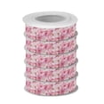 thumbnail image 2 of 5 Rolls Christmas Ribbon 1.5 inch Wide Decorative Ribbon for Gift Wrapping and Holiday Decorations Cherry Blossoms Pattern, 2 of 7