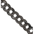 thumbnail image 4 of Ky & Co Gunmetal Gray Tone Wide Chunky Double Curb Chain Link Necklace 18" Ladies Adult Female Women, 4 of 5