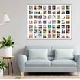 thumbnail image 3 of White Collage Frame With Mat - 31x40 Frame For (63) 4" x 4" Photos  - Great for Instagram Pictures, 3 of 7