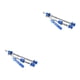 thumbnail image 4 of Yuarrent Pincho de bicicleta de montaña profesional de liberación rápida reemplazar pinchos azul Azul 2piezas Yuarrent CBP314005, 4 of 5