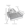 thumbnail image 2 of Escurridor Trastes de Aluminio con 2 Niveles con Portacubiertos y Charola, 2 of 7