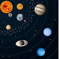 thumbnail image 6 of LINLIN Wall Stickers, Glow in The Dark Planets, Glow in The Dark Moon for Ceiling Planets Space Wall Stickers Solar System Galaxy Wall Decals, 6 of 8