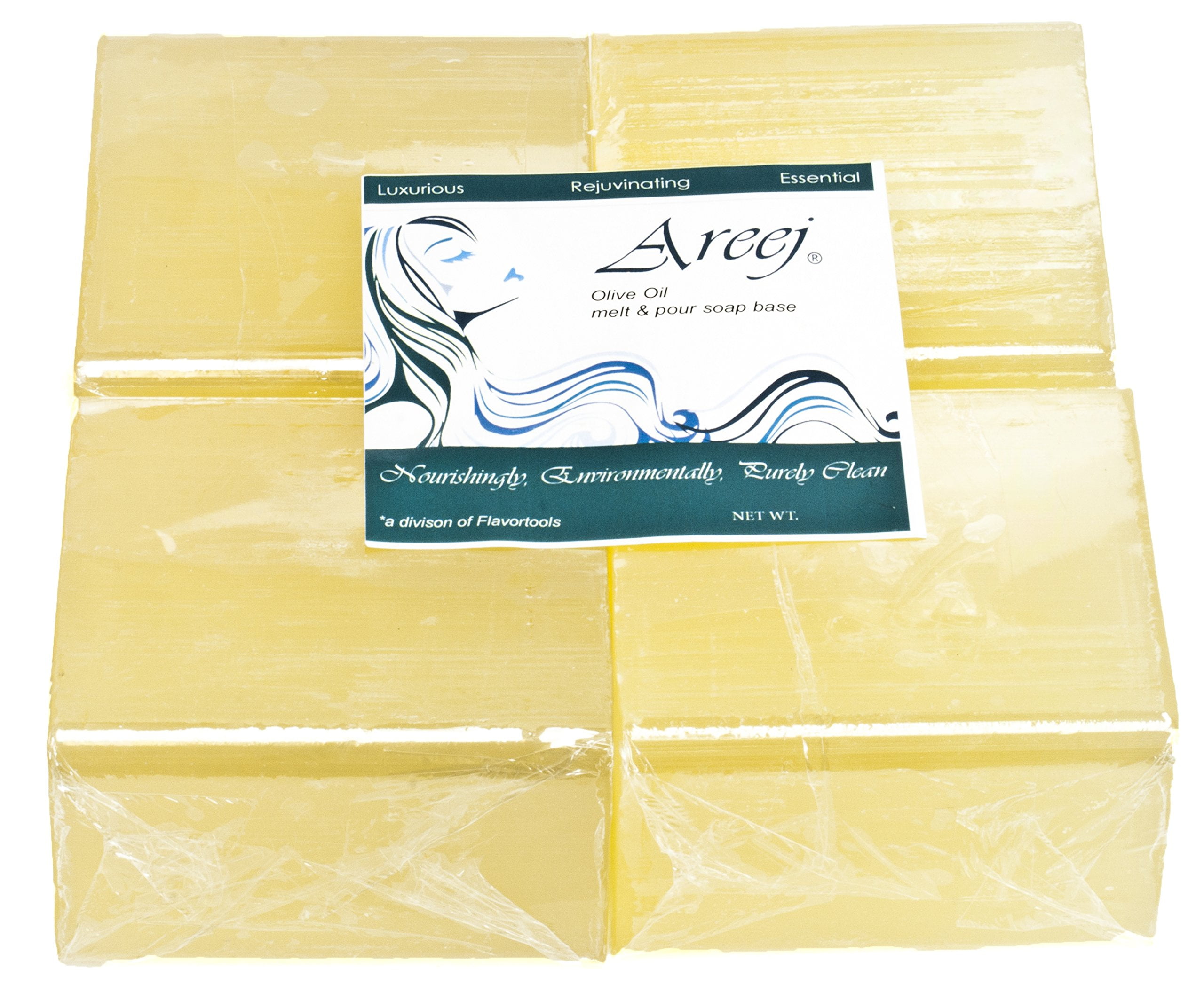 Areej 2 LB Olive Oil Melt and Pour Soap Base