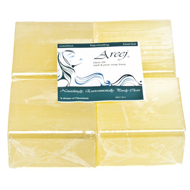 Areej 2 LB Olive Oil Melt and Pour Soap Base
