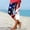 A1 Watermelon Red, variant on Patriotic Independence Day Capri Leggings Women American Flag 4th of July Mid Rise Summer Cropped Pants Red White Blue Stars Stripes Holiday Vacation Activewear Dark Blue XL