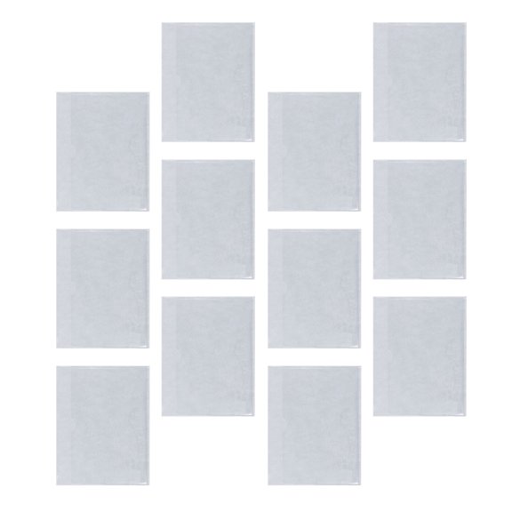 Pocket Holder Pockets Clear Label Holder Self Adhesive Card Holder Adhesive Pocket Plastic Transparent 1X9CM 30 Pcs