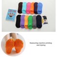thumbnail image 4 of 12 Pairs Non Slip Yoga Socks with Grips Women Trampoline Floor Socks Adult Home Socks for Pilates Ballet Barre Yoga, 4 of 4