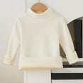 thumbnail image 2 of Chbgutlmr Winter Baby Clothes Fleece Lined Turtleneck Blouses Kids High Neck Thick Warm Comfy Sweaters, 2 of 3